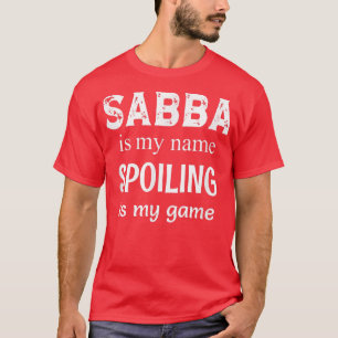 Mens Sabba ist mein Name Hebräischer jüdischer Gro T-Shirt