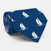 Mens Sailboat Krawatte (Gerollt)