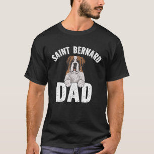 Mens Saint Bernard Vater St Bernard Dog Vater Shir T-Shirt