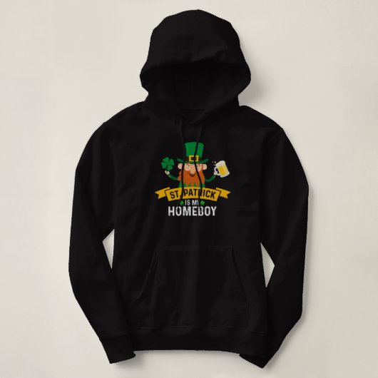 Mens Saint Patrick ist mein Homeboy Hoodie (Design vorne)