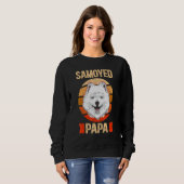 Mens Samoyed Papa Samoyeds Dog Owner Samoyed Sweatshirt (Vorne ganz)