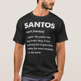 Mens Santos Name T-Shirt