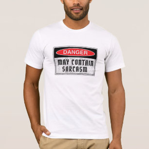 Mens Sarcasm Warning Hot Bod Boyfriend Shirt