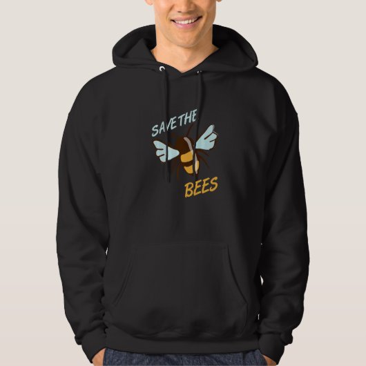 Mens Save The Beas Beekeeper Apiaries Honeybee Api Hoodie (Vorderseite)