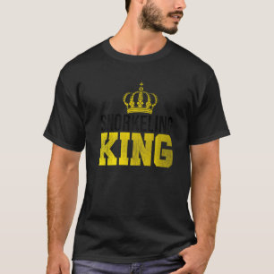 Mens Schnorcheln King Graphic Scuba Diver Apnoe Di T-Shirt