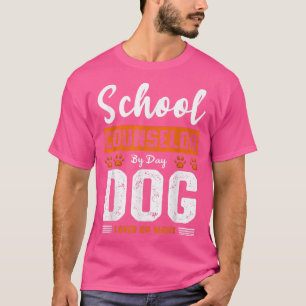 Mens School Counselor By Day Hund Lover By Night S T-Shirt