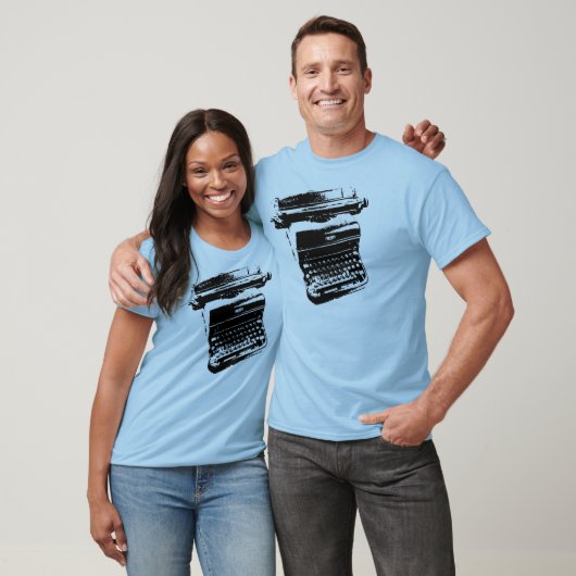 Mens Schreibwriter Vintag Style T-Shirt (Unisex)