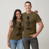 Mens Schwangerschaft Ankündigung Kleidung - bald w T-Shirt (Unisex)