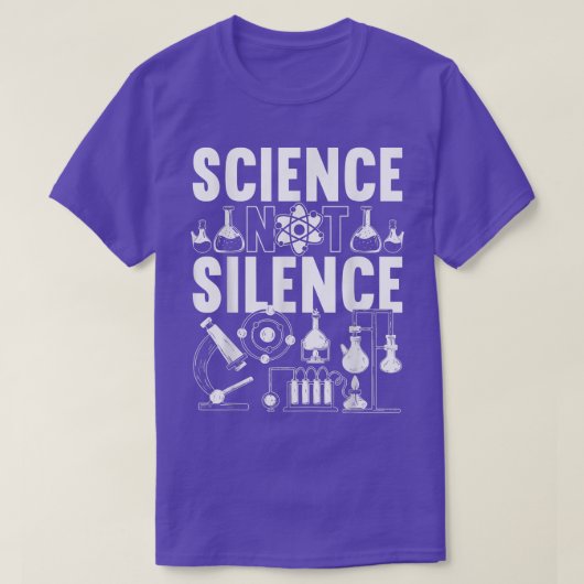 Mens Science Not Silence T-Shirt (Design vorne)