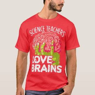 Mens Science Teachers Liebe Brains Premium T-Shirt