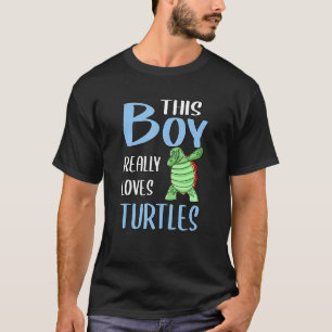 Mens Sea Turtle Dieser Junge wirklich Lieben Schil T-Shirt