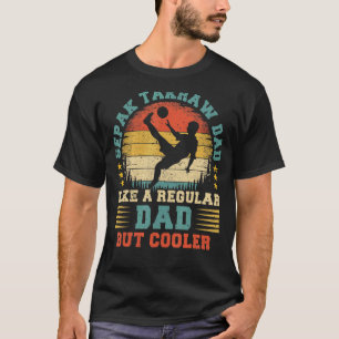 Mens Sepak Takraw Vintag Sepak Takraw Vater Vater T-Shirt