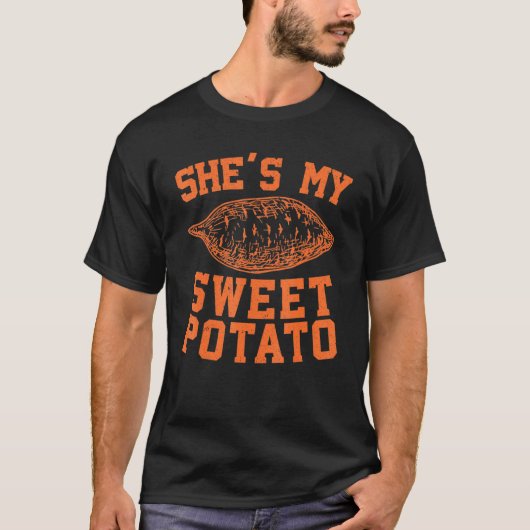 Mens Sha My Sweet Potato Couple Erntedank T-Shirt (Vorderseite)