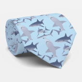 Mens Shark Krawatte (Gerollt)