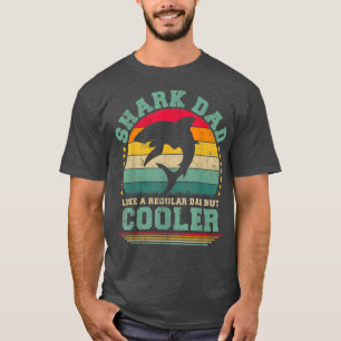 Mens Shark Vater wie ein regelmäßiger Vater, aber T-Shirt