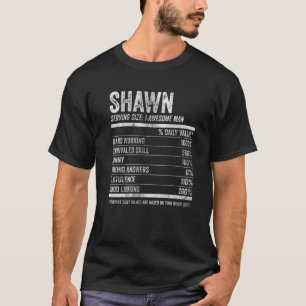 Mens Shawn Nutrition Personalisiert Name Funny Nam T-Shirt