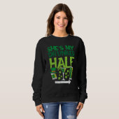 Mens Shes My Drunker Half St Patrick Day Matching  Sweatshirt (Vorne ganz)