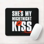 Mens She's My Midnight Kiss Happy New Year Matchin Mousepad (Mit Mouse)
