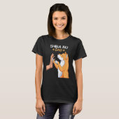 Mens Shiba Inu Dad Dog T-Shirt (Vorne ganz)