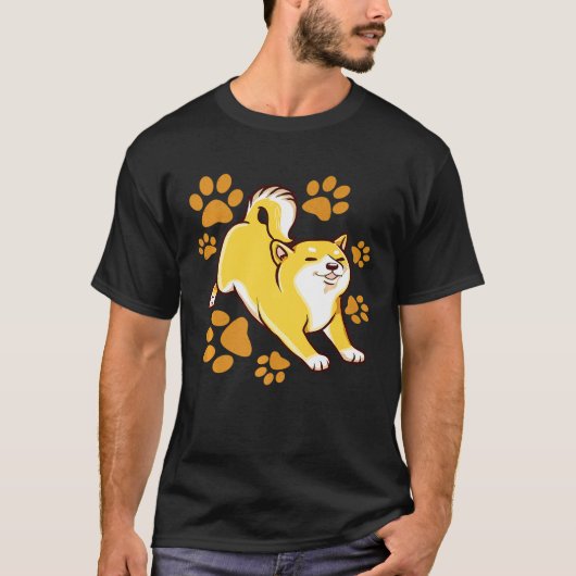 Mens Shiba Inu Dog für Haustiere Eigentümer T-Shirt (Vorderseite)