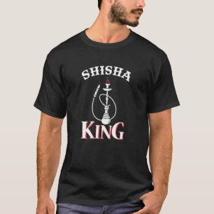 Mens Shisha Bar King Water Pipe Tabak Rauchen Tu T-Shirt