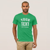 Mens Short Sleeve Modernes Elegantes Kelly Green B T-Shirt (Vorne ganz)