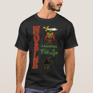 Mens Shriners Noble für das Leben Mystic Shine Mas T-Shirt