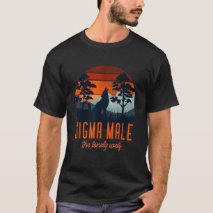 Mens Sigma Male Grindset regiert das einsame Wolfs T-Shirt