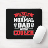Mens Sign Language Deaf Awareness ASL und Deaf Pri Mousepad (Mit Mouse)