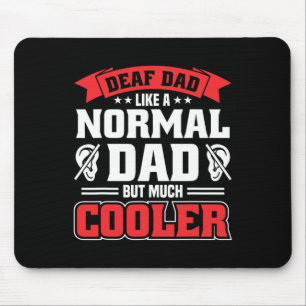 Mens Sign Language Deaf Awareness ASL und Deaf Pri Mousepad