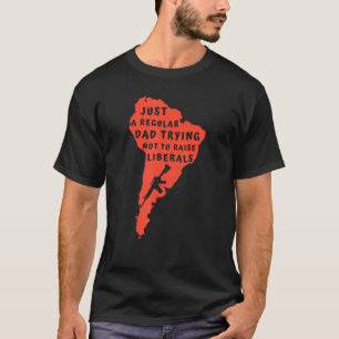 Mens sind nur ein regelmäßiger Vater, der versucht T-Shirt