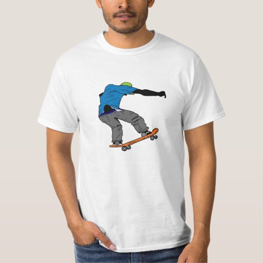 Mens Skateboard Value Tee (Vorderseite)