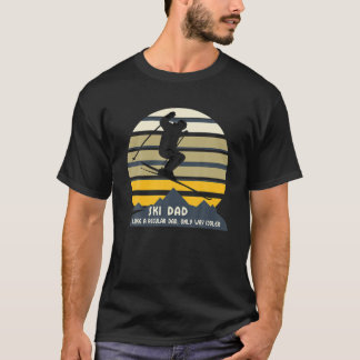 Mens Ski Vater Funny Winter Skifahren Skigeschenk  T-Shirt
