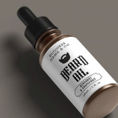 Mens Skincare Packaging, Mangold Beard Oil Label