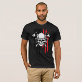 Mens Skull Firefighter T-Shirt (Vorne ganz)