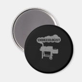 Mens Smokeologin GRILLEN Grilling Koch Smoker Funn Magnet (Vorderseite/Rückseite)