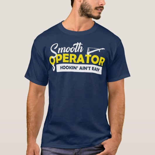 Mens Smooth Crane Operator T-Shirt (Vorderseite)