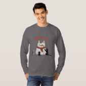 Mens Snow Cat T-Shirt (Vorne ganz)