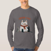 Mens Snow Cat T-Shirt (Vorderseite)