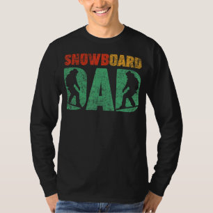 Mens Snowboarden Vintag Snowboard Vater Fantastisc T-Shirt