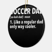 Mens Soccer Pater Soccer Vater Definition Keramik Ornament (Links)