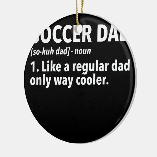Mens Soccer Pater Soccer Vater Definition Keramik Ornament (Links)
