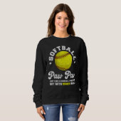 Mens Softball Paw Paw Like Baseball But With Bigge Sweatshirt (Vorne ganz)