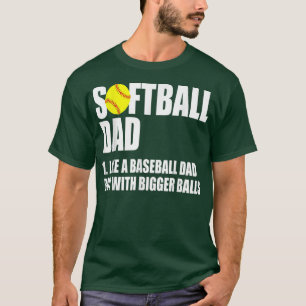 Mens Softball Vater Definition Funny T-Shirt