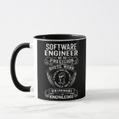 Mens Software Engineer funny saying Tasse (Links)