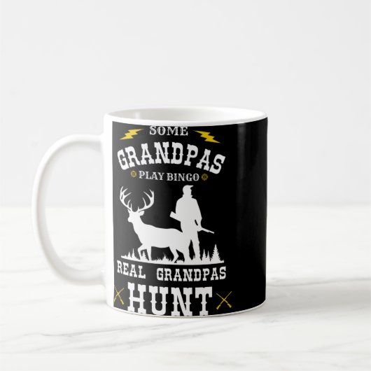 Mens some Grandpas Play Bingo Real Grandpas Hunt h Kaffeetasse (Links)