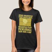 Mens Some Grandpas Take Naps Real Grandpas Play Pi T-Shirt (Vorderseite)