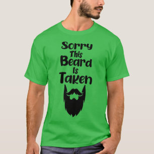 Mens Sorry, dass dieser Bart genommen Land Retro V T-Shirt