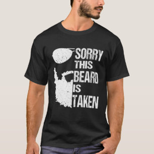 Mens Sorry, dass dieser Bart wird Land Retro Valen T-Shirt