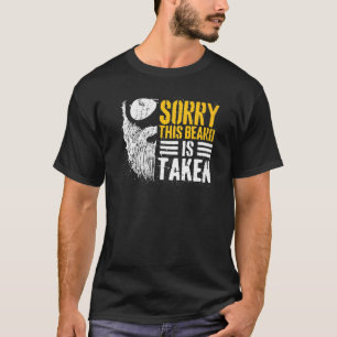 Mens Sorry, dass dieser Bart wird lustigen Vintage T-Shirt